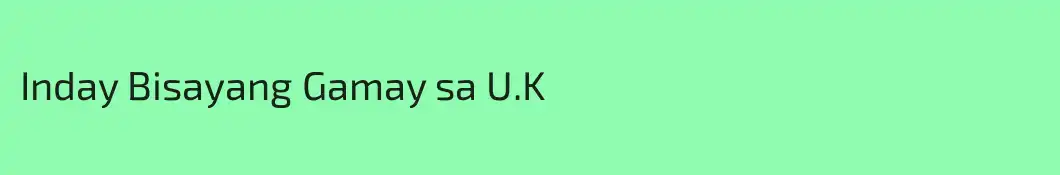 Inday Bisayang Gamay sa U.K